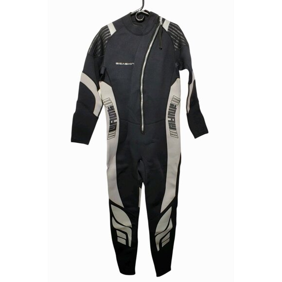 Seaskin 3mm Full Body Wetsuit Men's Size XXXL (READ MEASUREMENTS IN DESCRIPTION) - Picture 2 of 10